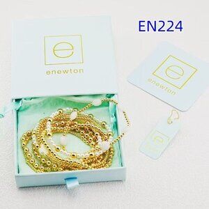 Enewton Gold beaded bracelet set